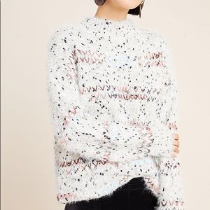 BNWT Anthro Raga Fay Eyelash Sweater Sz L